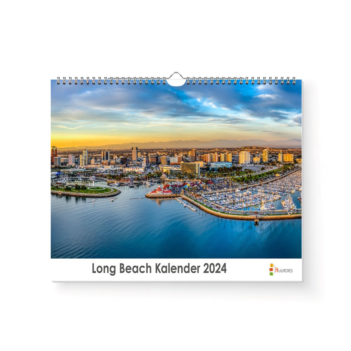 XL 2024 Kalender - Jaarkalender - Long beach