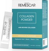 Bol.com Remescar Collageen poeder Sticks - Collageen boost voor je huid Rundercollageen met Vitamine C Biotine Zink en Hyaluronz... aanbieding