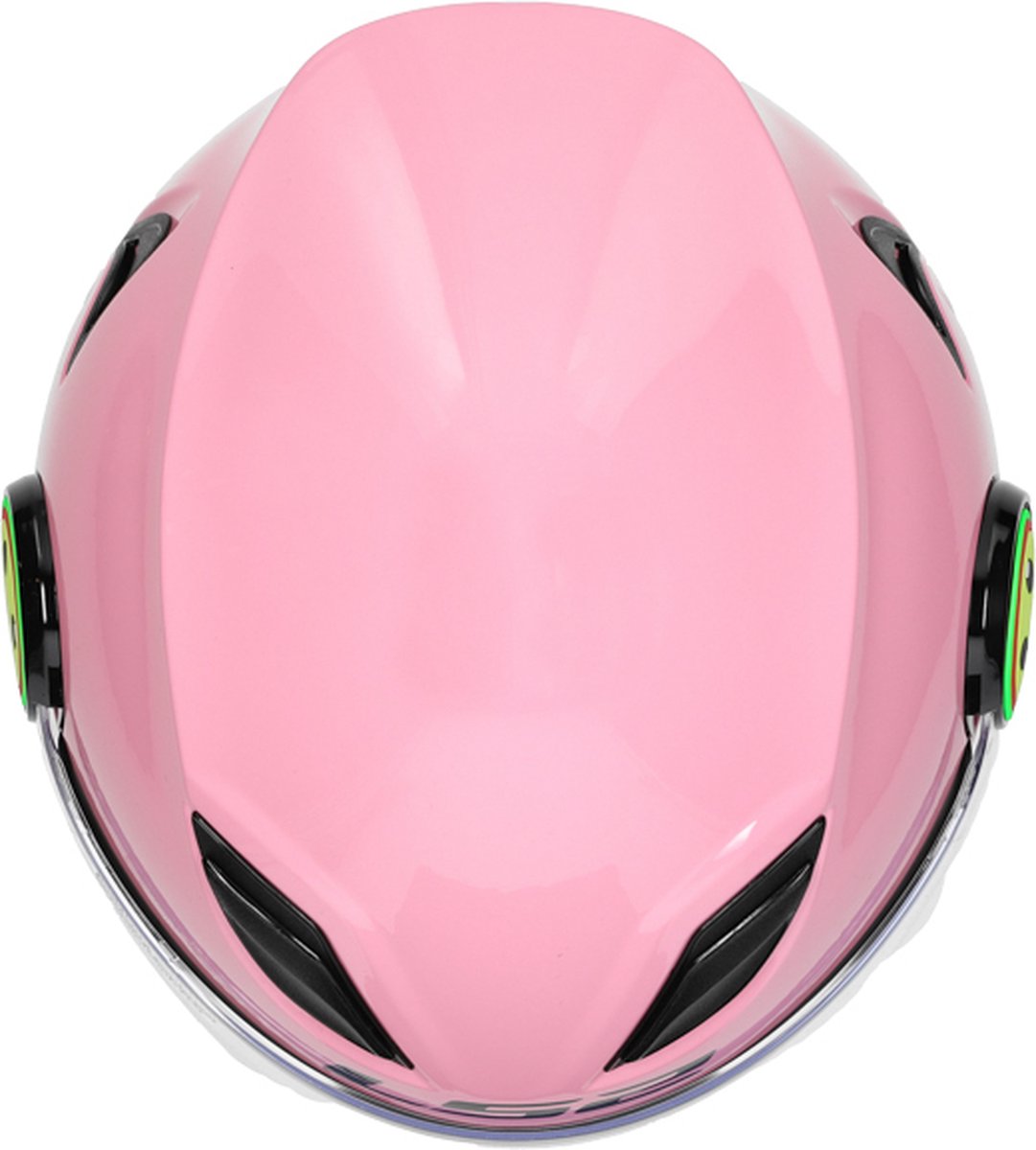 LS2 OF602 Casque scooter / casque moto enfant Funny Mini rouge brillant