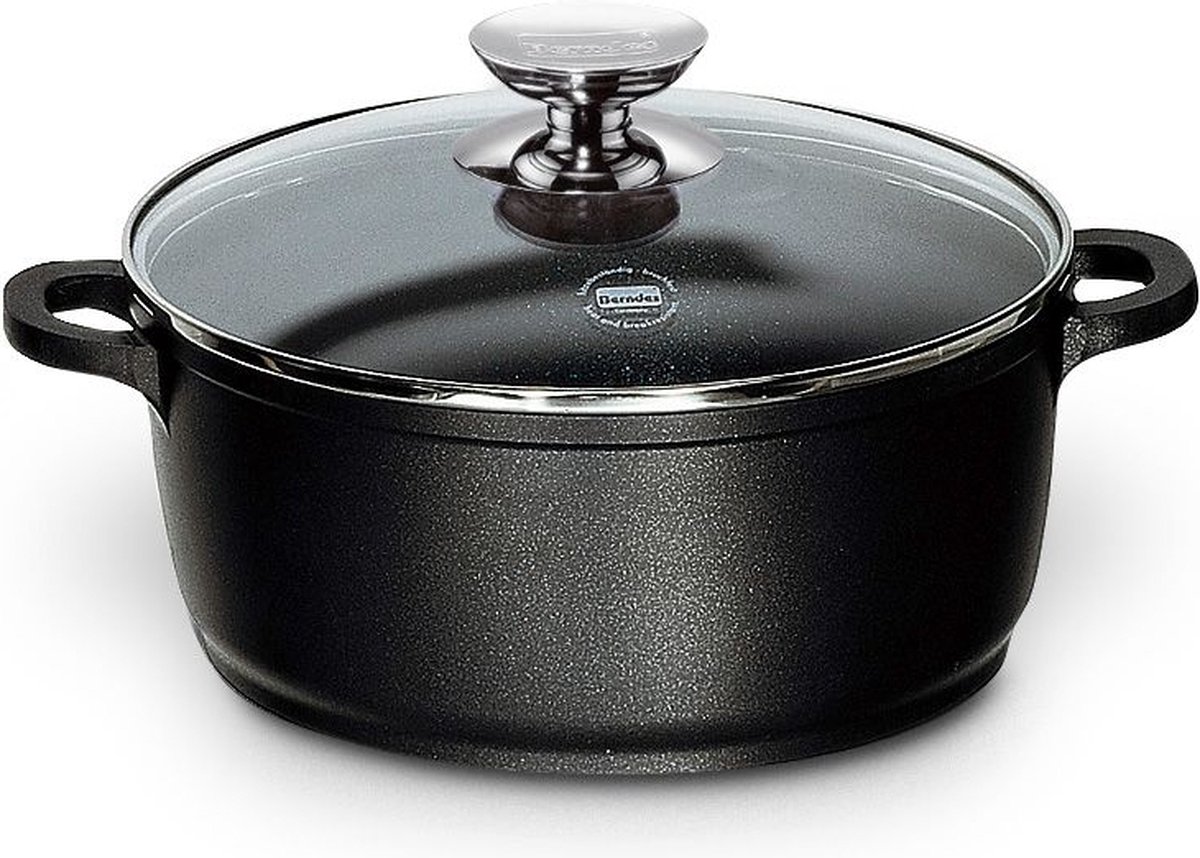 Berndes Vario Click Induction kookpan met deksel - aluminium - Ø 20 cm - Zwart