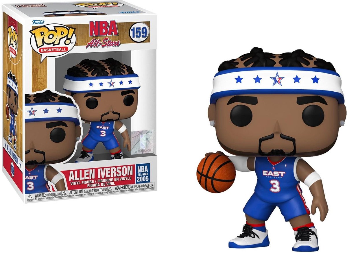 Pop Basketball: Legends - Allen Iverson - Funko Pop #159 | bol