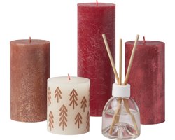 foto van Bolsius - Rustieke Kaarsen Set - Geur Set - Winter Spices