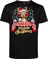 T-shirt Eindhoven | Foute Kersttrui Dames Heren | Kerstcadeau | PSV supporter | Zwart | maat 4XL