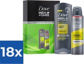 Dove Men Care Endurance Sport Duo Douchegel 250 ml + Anti-transpirant Spray 150 ml 1 Set - Voordeelverpakking 18 stuks