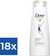 Dove Shampoo Intense Repair 250 ml - Voordeelverpakking 18 stuks