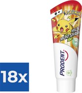 Prodent Kids - Tandpasta Pokémon - 6+ jaar - 75ml - Voordeelverpakking 18 stuks