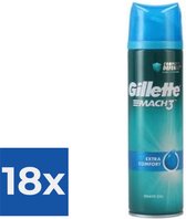 Gillette - Mach3 Complete Defense Extra Comfort - Soothing Shaving Gel - Voordeelverpakking 18 stuks