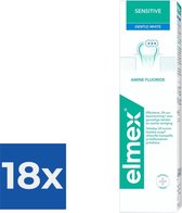 Elmex Tandpasta Sensitive Whitening 75 ml - Voordeelverpakking 18 stuks