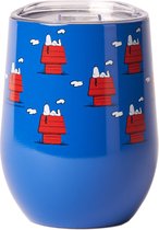 Quy Cup - 300ml Thermos Cup - Snoopy 1 (Cuccia) - Double Walled - 24 uur koud, 12 uur heet, RVS (304)-thermocup