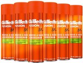 Gillette Fusion Mousse à Raser Sensible - 6 x 250 ml