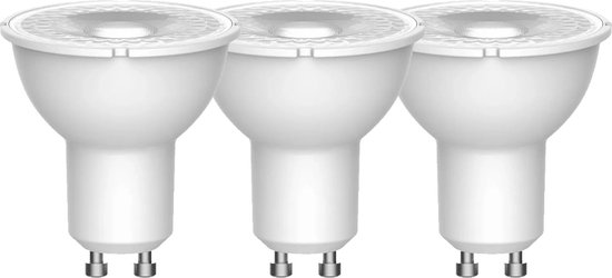 Energetic - Led Spot Lamp GU10 - 3.1W - 2700K - 230lm - 230V - Warm Wit - 3 Pack