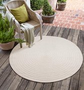 Tapis d'extérieur résistant aux intempéries - Tapis de balcon de haute qualité - Tapis Boho en rond 120x120 en polypropylène - Santo Plus by the Carpet