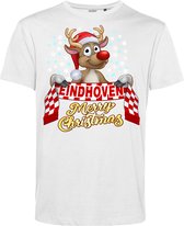 T-shirt Eindhoven | Foute Kersttrui Dames Heren | Kerstcadeau | PSV supporter | Wit | maat 3XL