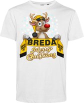 T-shirt Breda | Foute Kersttrui Dames Heren | Kerstcadeau | NAC supporter | Wit | maat XL