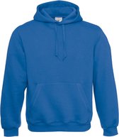 Herenhoodie 'Hooded Sweat' B&C Collectie maat XS Kobaltblauw