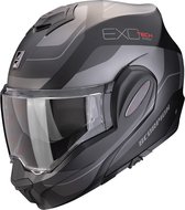 Scorpion Exo-Tech Evo Pro Commuta Matt Black-Silver S - Maat S - Helm