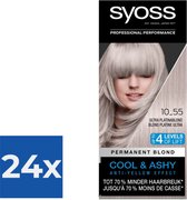 SYOSS Color Blond Cool Blonds 10-55 Ultra Platinum Blond - 1 stuk - Voordeelverpakking 24 stuks