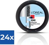 L'Oréal Paris Studio Line Remix Haarwax - Wax - 150 ml - Voordeelverpakking 24 stuks