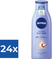 Nivea - Body Lotion Soft Milk - Voordeelverpakking 24 stuks