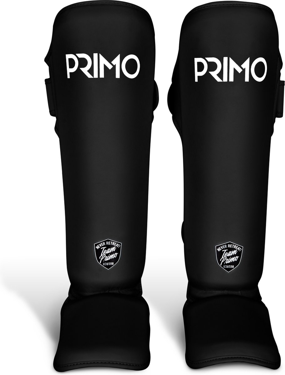 Primo Classic Muay Thai Scheenbeschermer - zwart - maat S