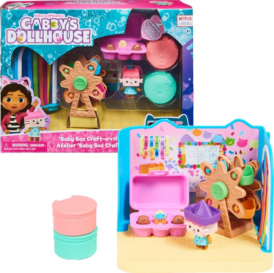 Maison de poupée de Gabby - Ensemble de jeu de salle d'artisanat