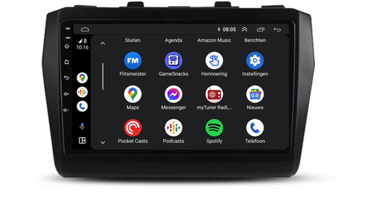 mettre un autoradio android grand écran sur Suzuki Swift 