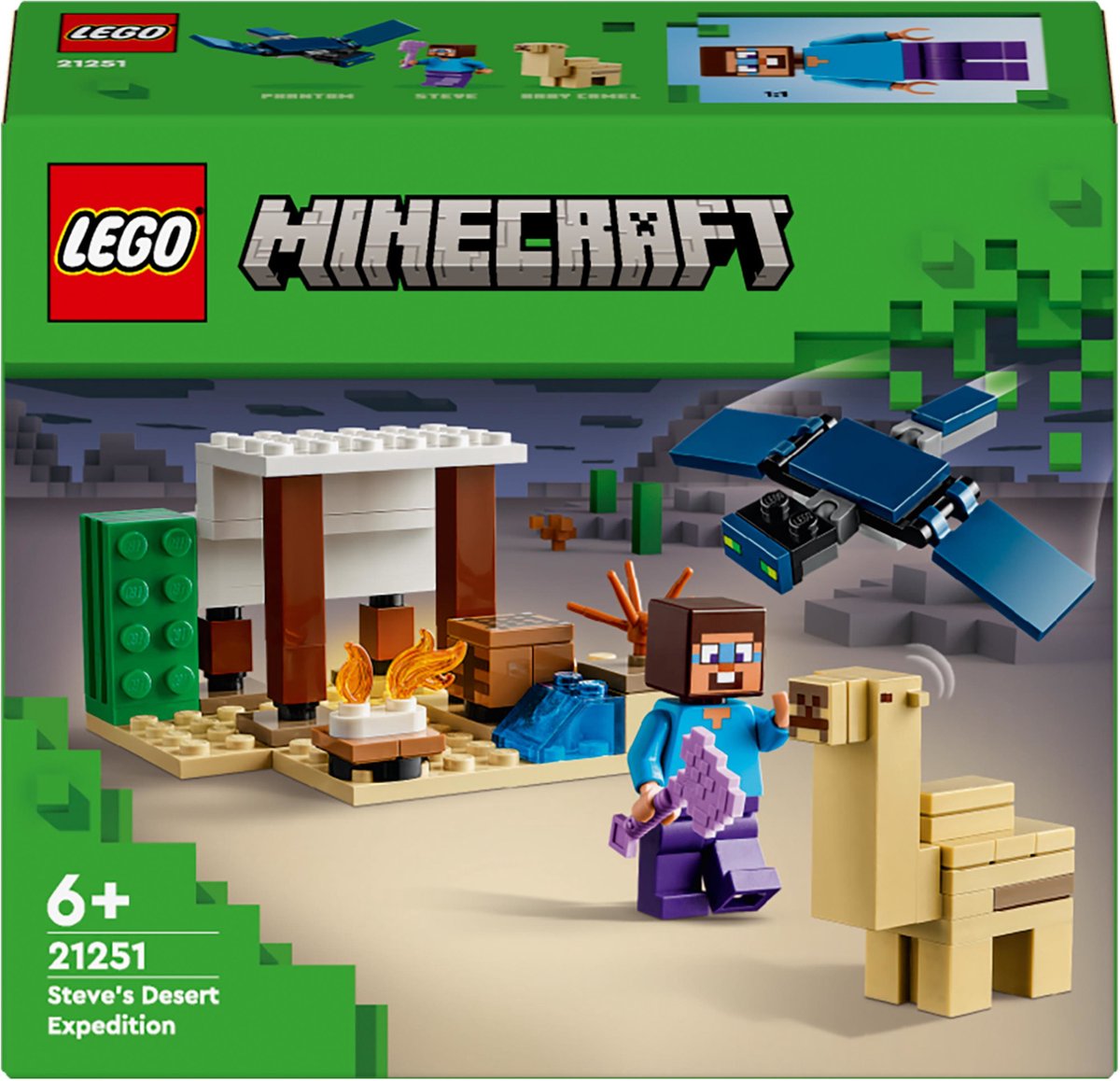 LEGO 21178 Minecraft Le Refuge du Renard, Jouet de Construction de Maison &  21240 Minecraft Aventures dans Le Marais, Jouet De Construction, avec