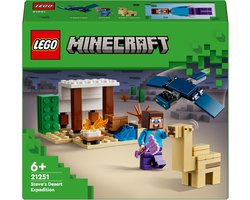 foto van LEGO Minecraft Steve's woestijnexpeditie - 21251