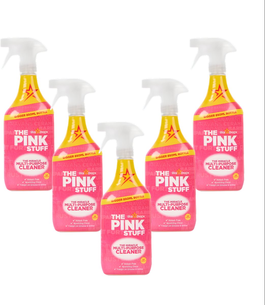 Nettoyant tout usage The Pink Stuff - 850 ml par bouteille (Set de