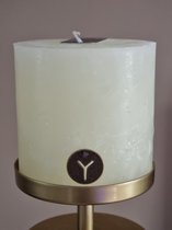 BRYNXZ Rustic candle Ivoor
