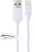 Câble de chargement OneOne 3 pièces de 2,0 m. Câble Lightning avec puce E75. Câble de chargement XS Apple iPhone 5, Plus , 5s, 6, 6s , Pro , 8, Mini , Mini, 2, 3, 4, 5, iPad Air, 2, 3