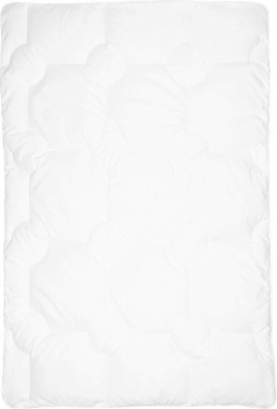 kinderdekbed, 100x135 cm, microvezel, wasbaar, ÖkoTex, wit