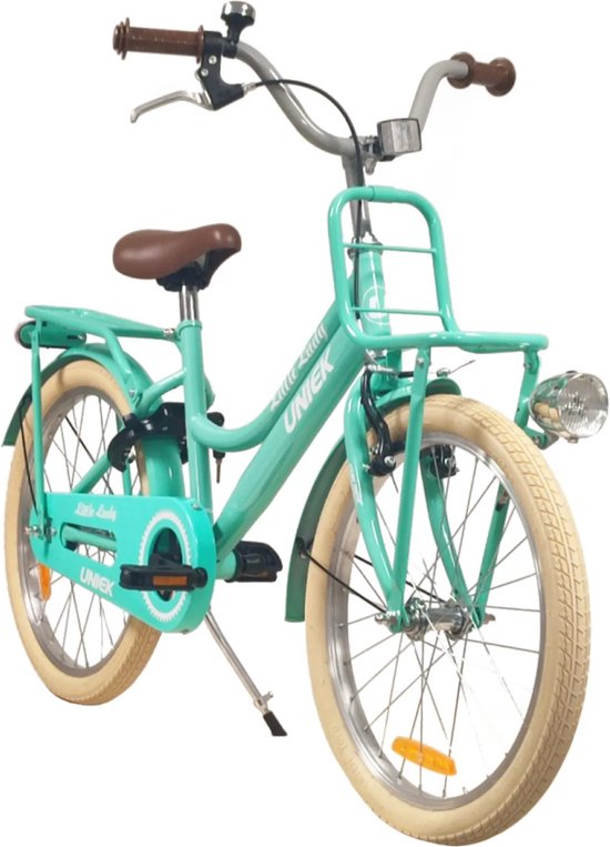 Kinderfiets Kiddie FunGirl met voordrager 20'' Turquoise van Kinder — afbeelding 2