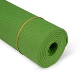 Yogamat | Groen | 183x61cm | Fitnessmat | Dikte 6mm