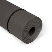 Yogamat | Zwart | 183x61cm| Fitnessmat | Dikte 6mm
