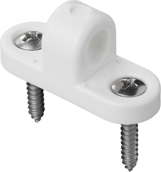 ProPlus Framebevestigingsoog verticaal kunststof - set van 3 stuks - inclusief RVS schroeven van ProPlus — afbeelding 3