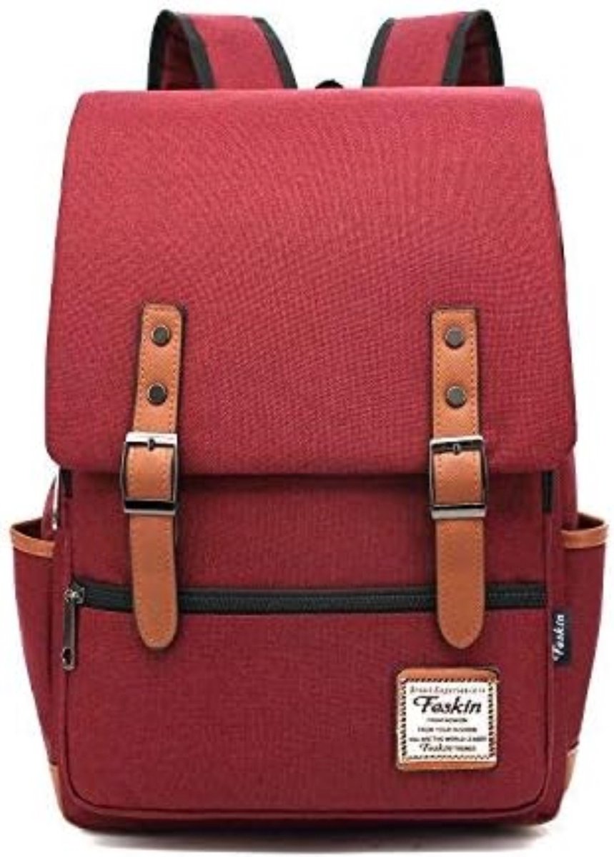 Vintage Laptop Backpack 15.6 Inch for Men/Women, Bag for School/Work/Travel