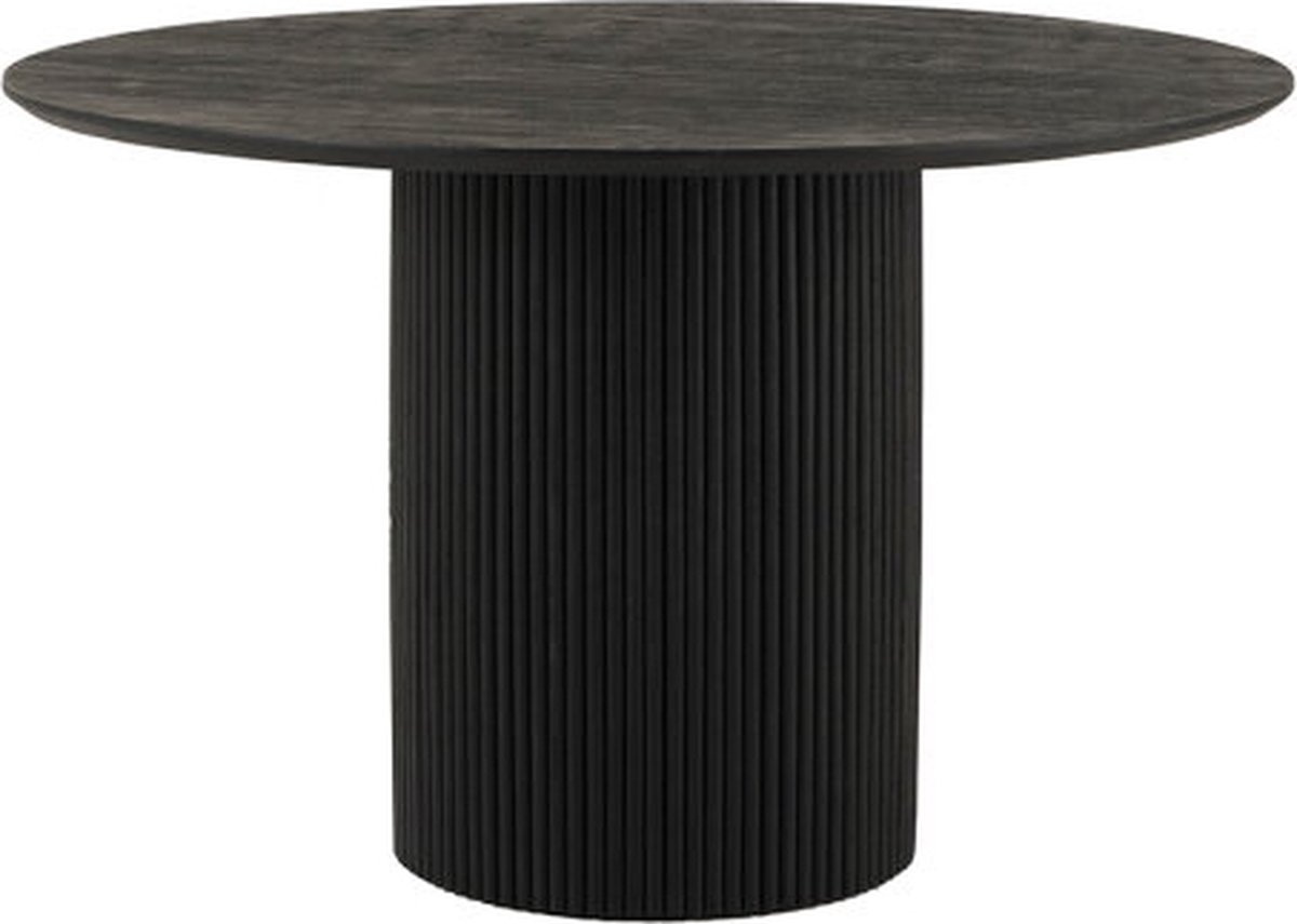 Eettafel Congo Rond 120 cm Acacia - Zwart