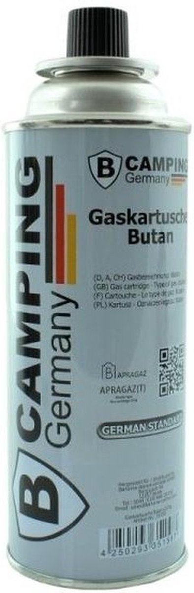 4 Metalen gaspatronen BUTAANGAS msf -1A voor alle mobiele gasbranders van Campingaz — afbeelding 2