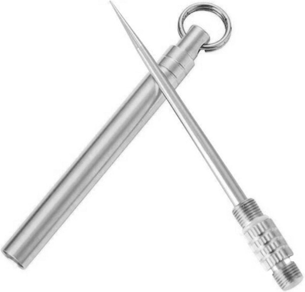 Goedkoopste Multifunctionele Tandenstoker - Herbruikbare Tandenstoker - Zilver