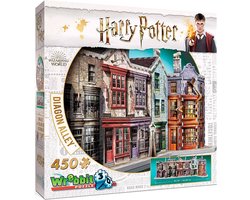 foto van Dragon Alley - Wrebbit 3D Puzzel - Harry Potter - 450 Stukjes