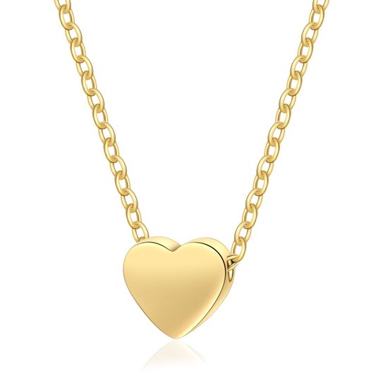 Collier Hartjes pour femmes et filles - Collier avec coeur - Collier en or avec coeur - avec emballage cadeau de Sophie Siero