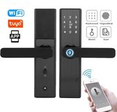 Bol.com Smart Doorlock - Vingerafdruk- en Touchscreen Deurslot - WiFi Keyless Entry - Elektronisch Wachtwoord - Biometrisch IC C... aanbieding