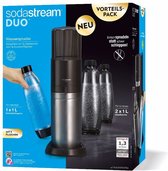 SodaStream Duo Vorteilspack" waterbubbelaar, zwart