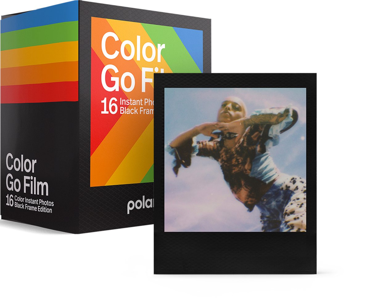 Polaroid Go kleuren instantfilm - Zwart frame-editie