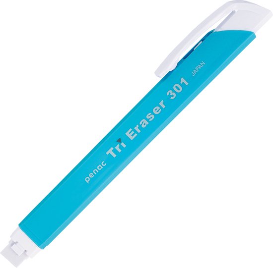 Penac Japan - Crayon Gomme - Stylo Gum - Bleu Clair - rechargeable - Crayon  gomme 8,25... | bol