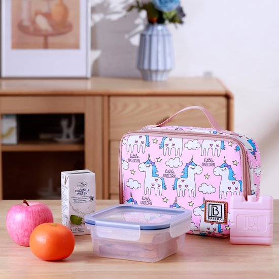 Brisby 4 Laags Geïsoleerde Koeltas - Lunchtas 2.5 liter - Eenhoorn van Brisby — afbeelding 5