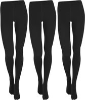 3-Pack - Dames Thermo maillot - Zwart - Maat L/XL (44-46)