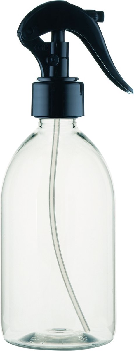 Lege Plastic Fles 500 ml PET - Transparant - met luxe verstuiverdop - set van 10 stuks - navulbaar - leeg
