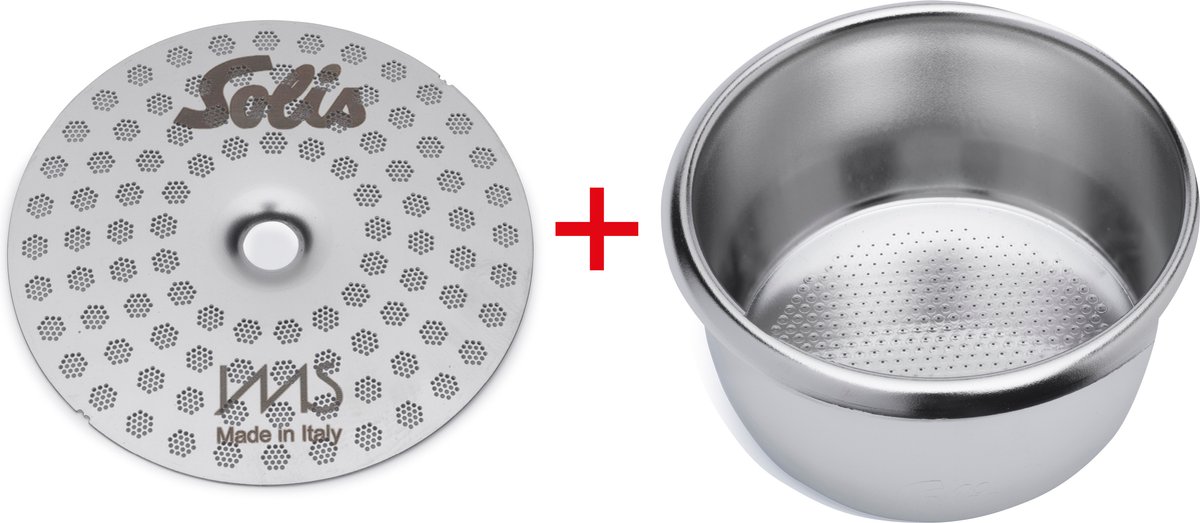 Solis IMS Perfetta Shower Screen & IMS Perfetta filterbakje 21-23 g - Voor gelijkmatige extractie van jouw sublieme espresso - Compatibel Solis Perfettta espressomachines